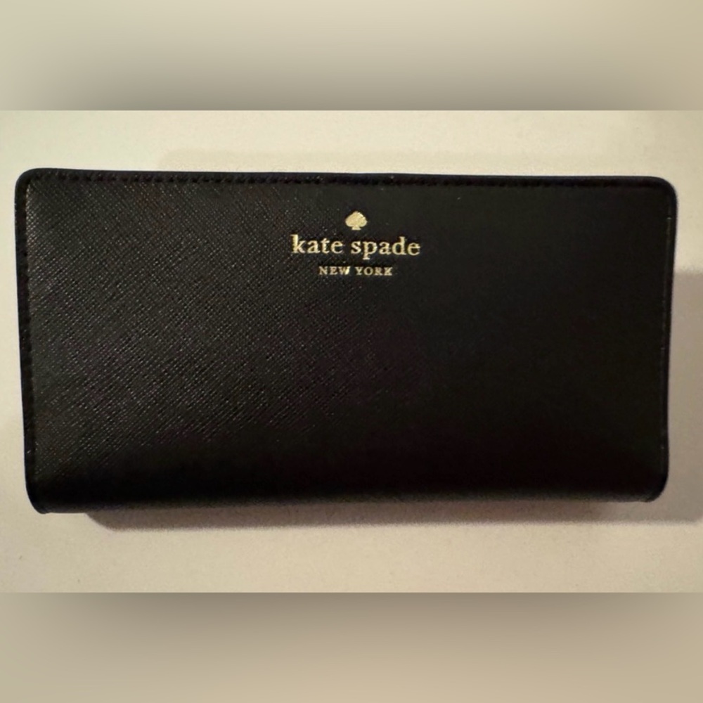 Kate Spade Black Dana Saffiano PVC tote with matching Madison wallet - Picture 14 of 16